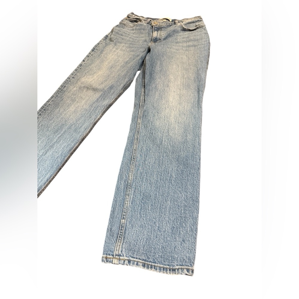 Abercrombie & Fitch Sky Blue Straight Leg Jeans - Picture 5 of 11